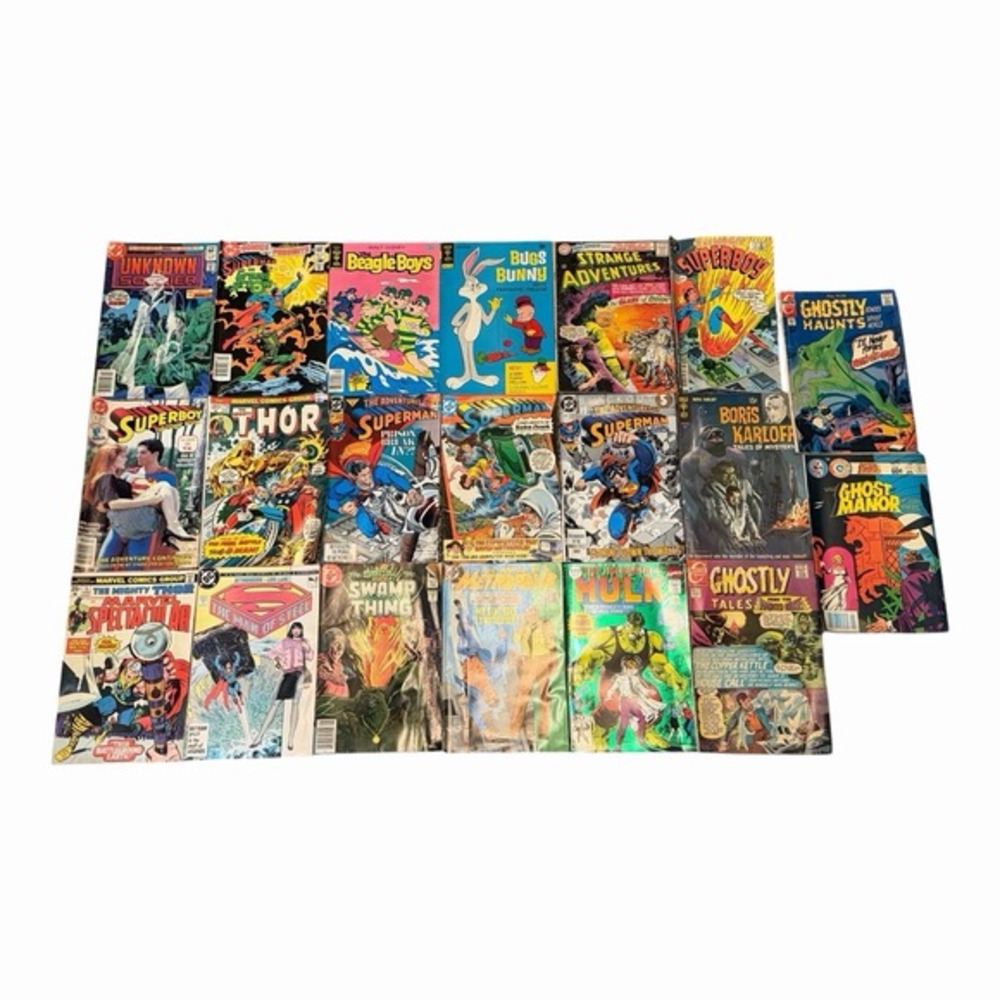 Lot Of 20 Various Vintage Comic Books Reader Copies As Is‎